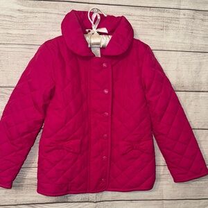 New Gymboree 5 5t  Pink Puffer Jacket with Quilted Design